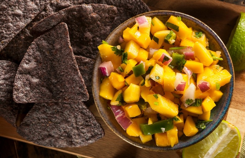 Grilled Pineapple Mango Salsa