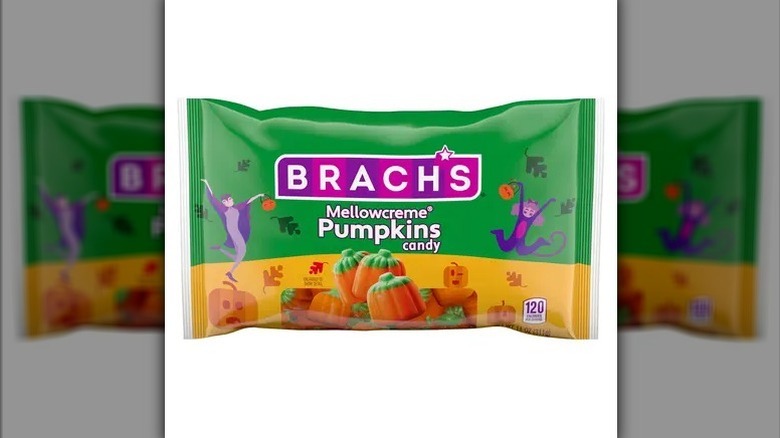 Brach's pumpkins on white background