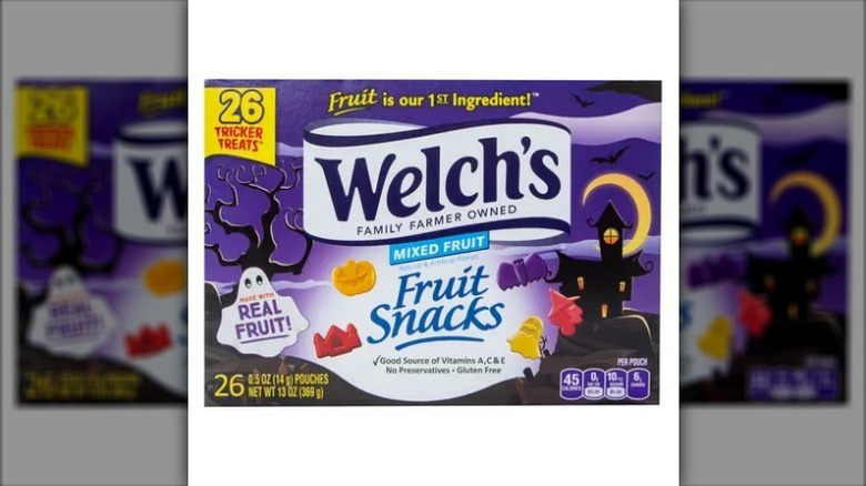 Halloween Welch's on white background