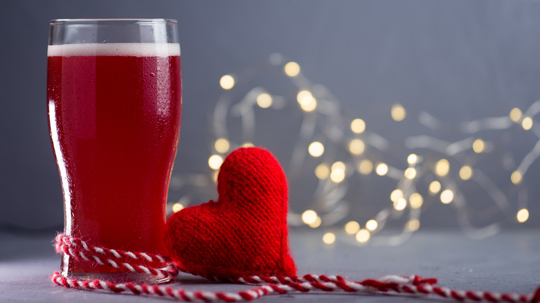 Valentine's Day red sour beer 