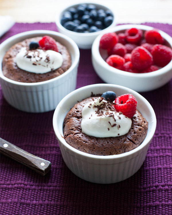 Five-Ingredient Molten Chocolate Cake