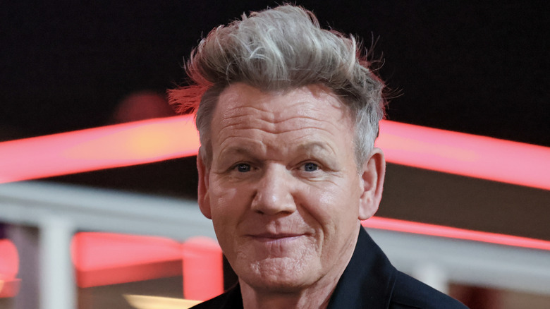 Close up of Gordon Ramsay