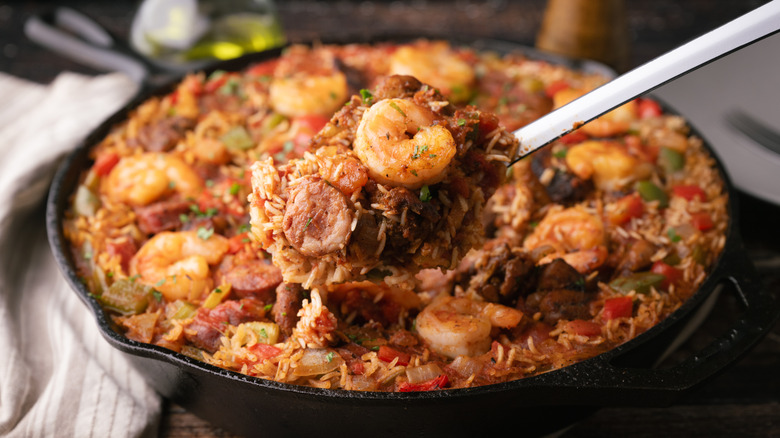 shrimp and sausage jambalaya