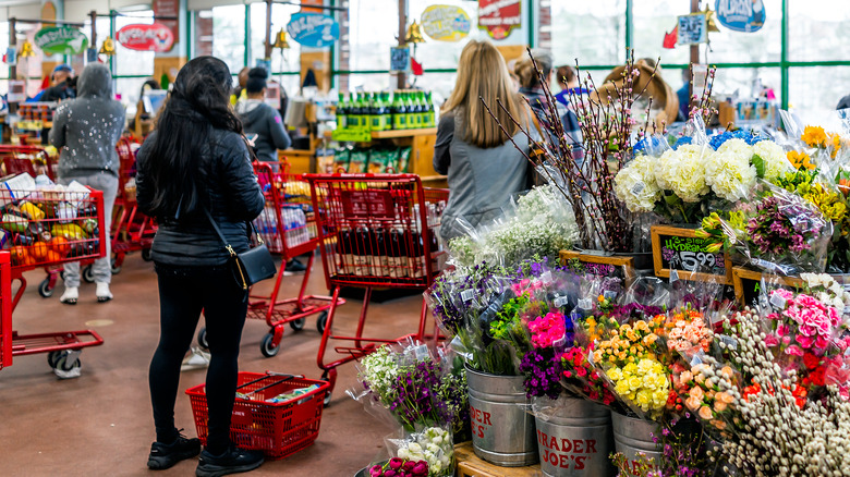 busy Trader Joe's checkout