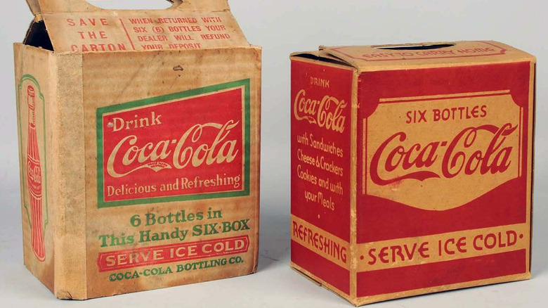Coca-Cola six pack carriers