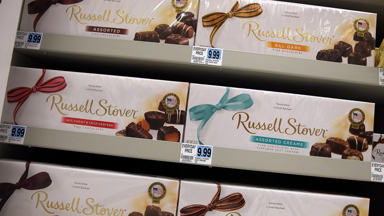 Boxes of Russell Stover Chocolates