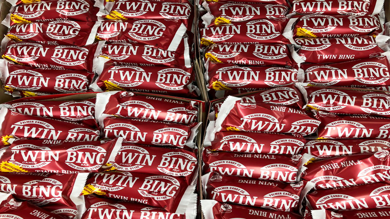 a lot of Twin Bang candy bars