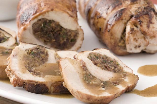 Recipe: Turkey Roulade with Cranberry-Apricot Stuffing