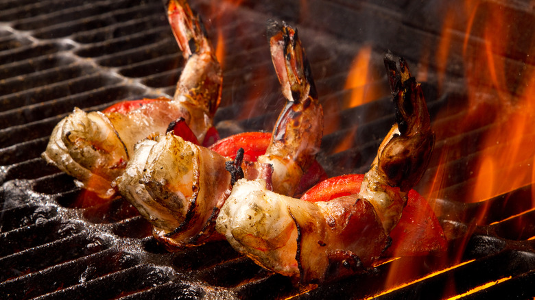 shrimp on grill
