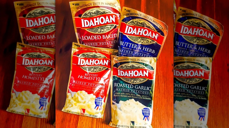 Idahoan instant mashed potato varieties