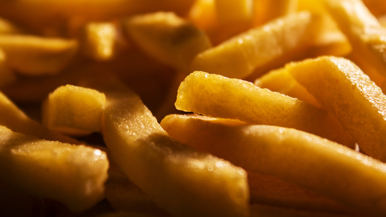 French fries up close
