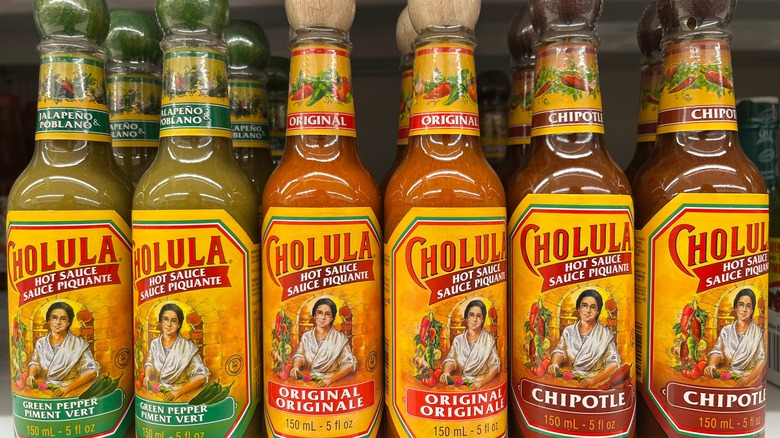 Cholula hot sauces