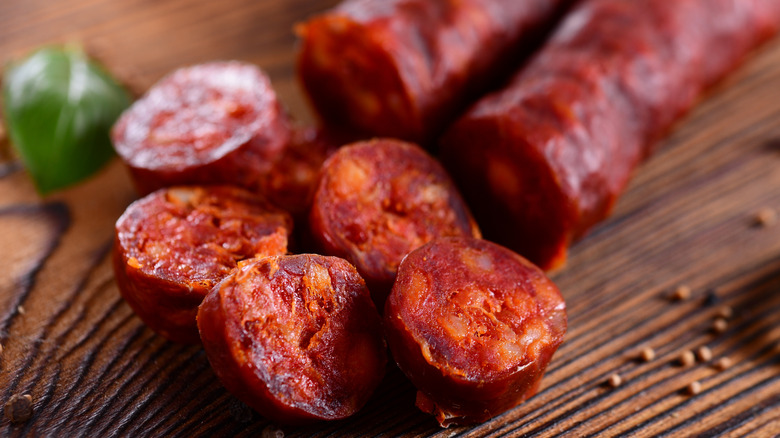 Traditional chorizo sausage