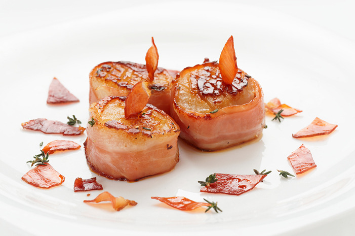Grilled Bacon-Wrapped Scallops