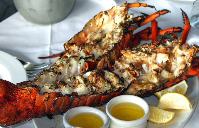 Grilled Lobster With Lobster Jus