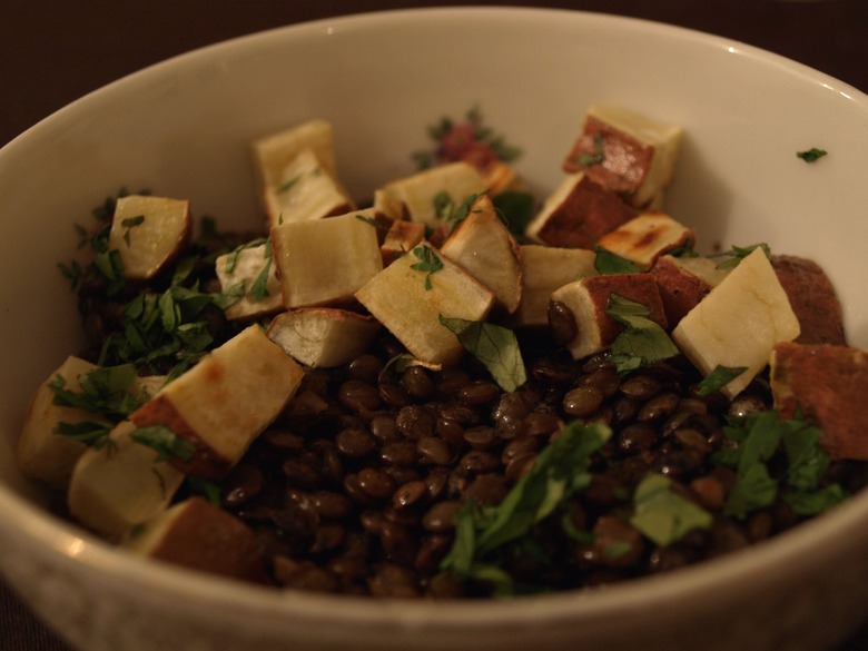 Sweet Potato Croutons