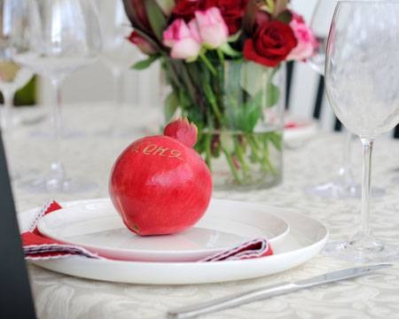 White place setting