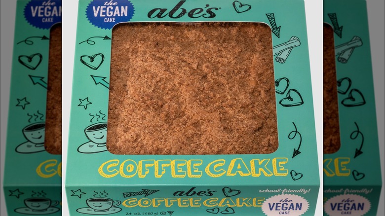 Abe's frozen coffee cake box