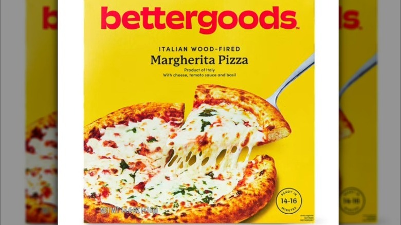 A picture of bettergoods margherita pizza's box