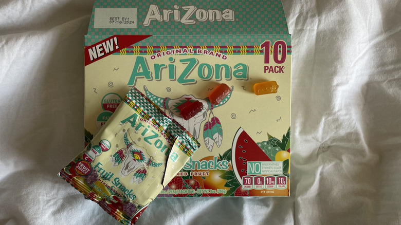 Arizona brand fruit snacks package