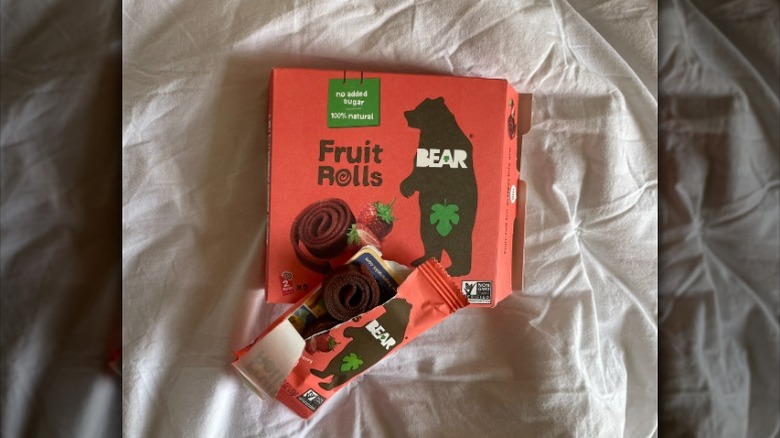 Bear gummies on white backgorund