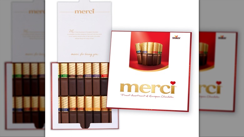 Merci box of candy