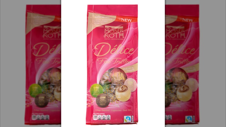 Moser-Roth candy bar package