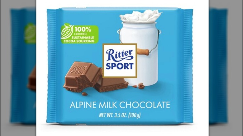Ritter Sport Alpine Milk Chocolate Bar