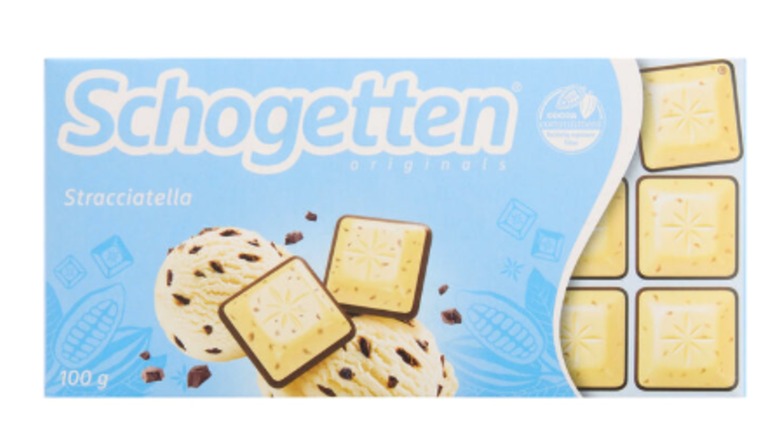 Pacakge of Schogetten Stracciatella Chocolate Ba