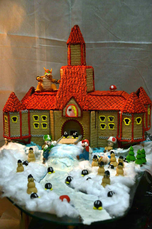 Nerdy Gingerbread Houses