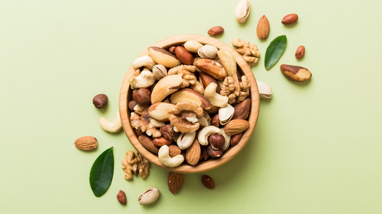 Bowl of mixed nuts