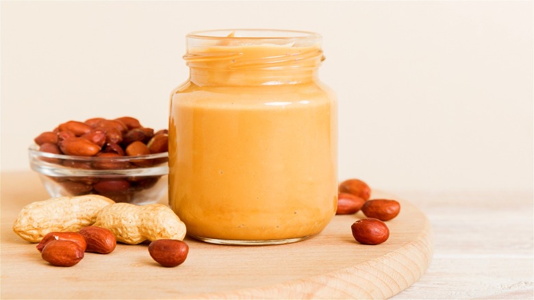 peanut butter and ingredients