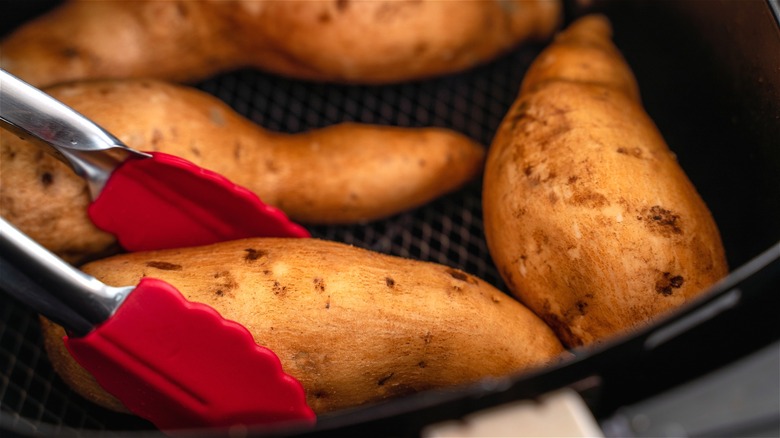 Whole sweet potatoes in air fryer 