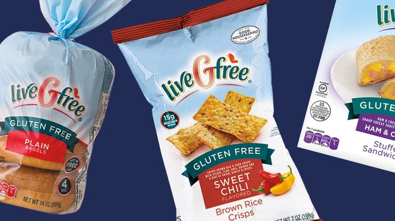 LiveGfree product packaging on blue background