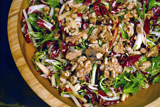 2. Radicchio Salad with Frisée and Apples