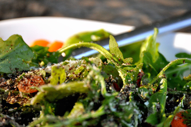 10. Avocado-Arugula Salad with Basil-Lemon Dressing