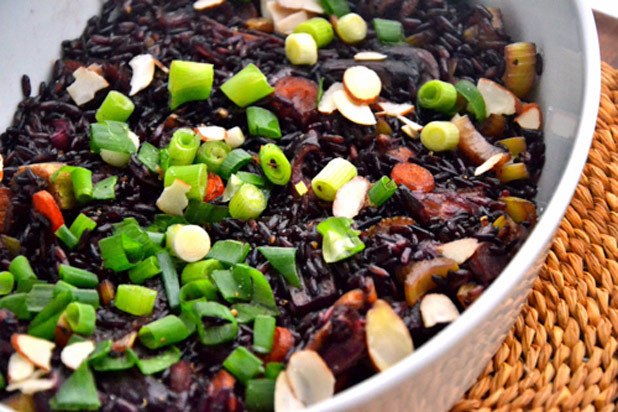 12. Balsamic Shiitake Rice Salad