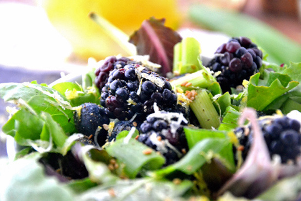 17. Blackberry-Lemon Salad