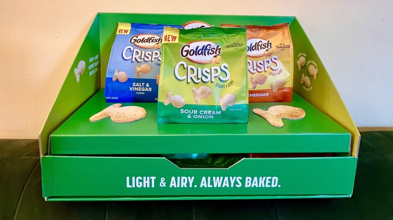 Goldfish Crisps display box