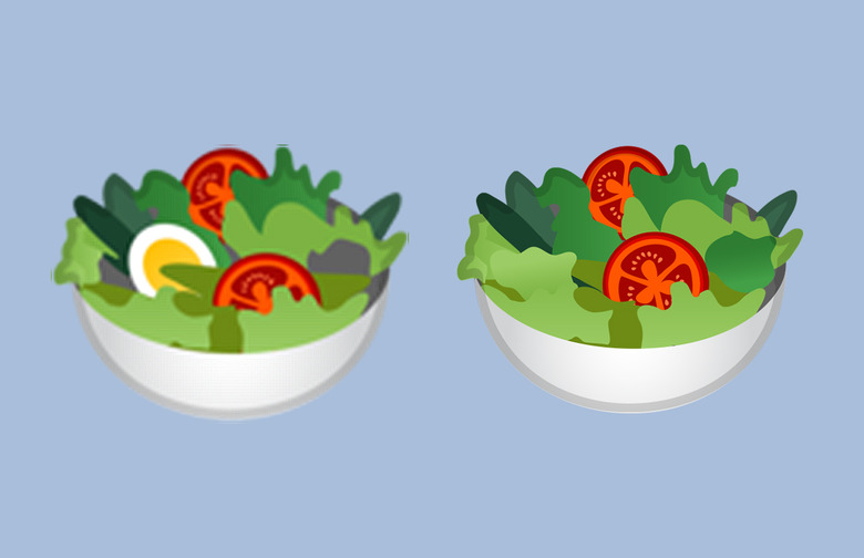 salad emoji google