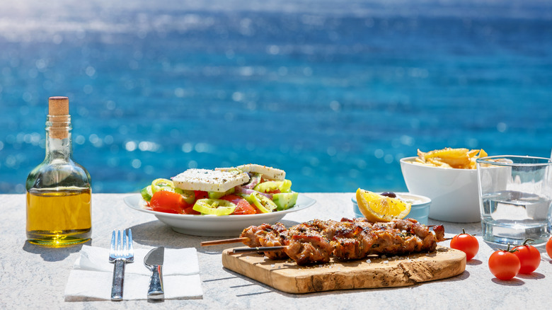 Authentic Greek meal