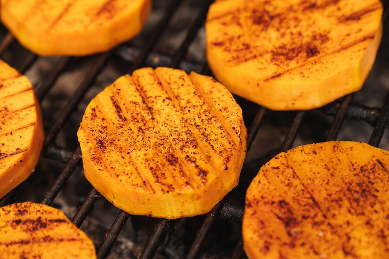 Grilled Butternut Rounds