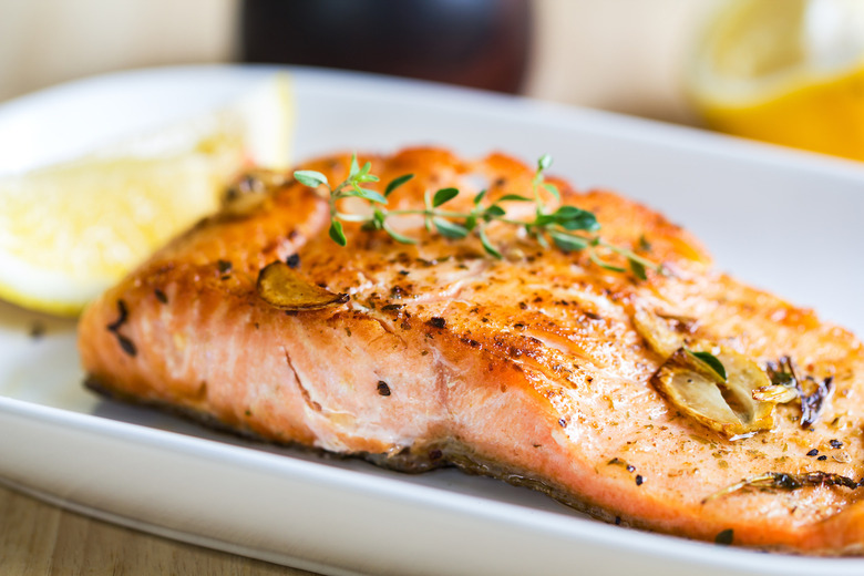 Indiana: Grilled salmon