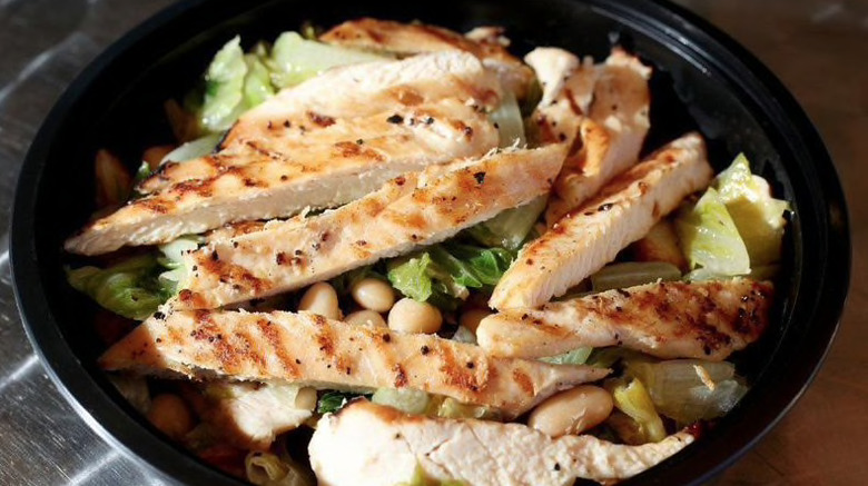 Grilled Chicken With Escarole and Beans recipe - The Daily Meal