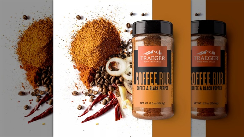 A bottle of Traeger Coffee Rub