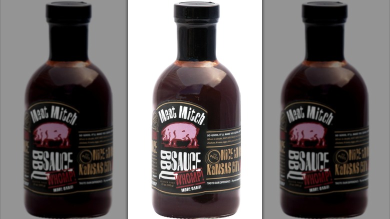 Bottle of Meat Mitch WHOMP! BBQ Sauce
