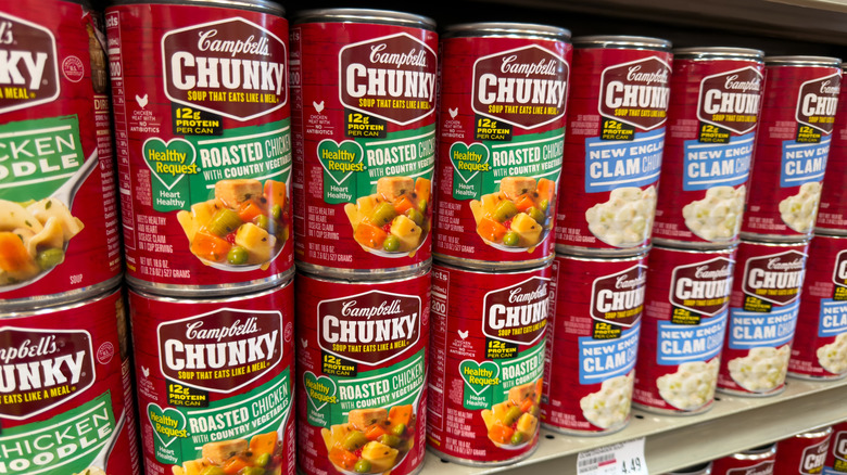 Campbell's Chunky Soup cans