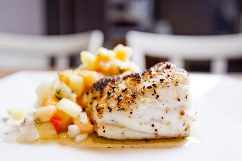 Grouper With Roasted Corn and Peppers