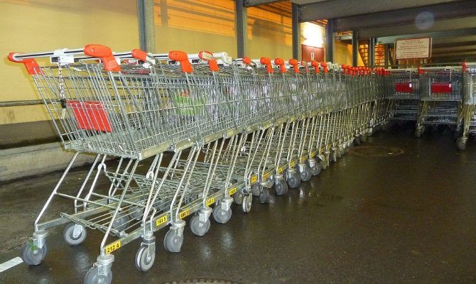 grocery carts
