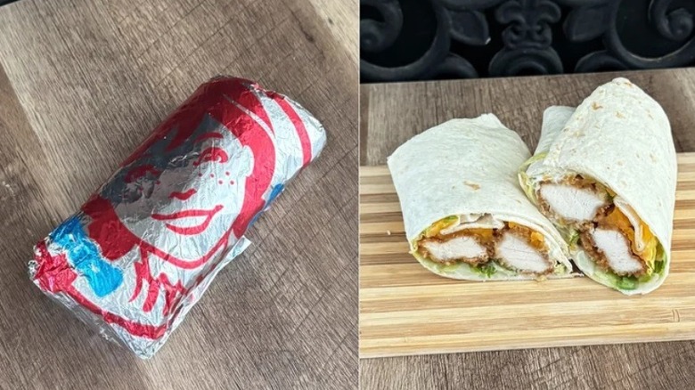 Wendy's chicken tenders ranch wrap